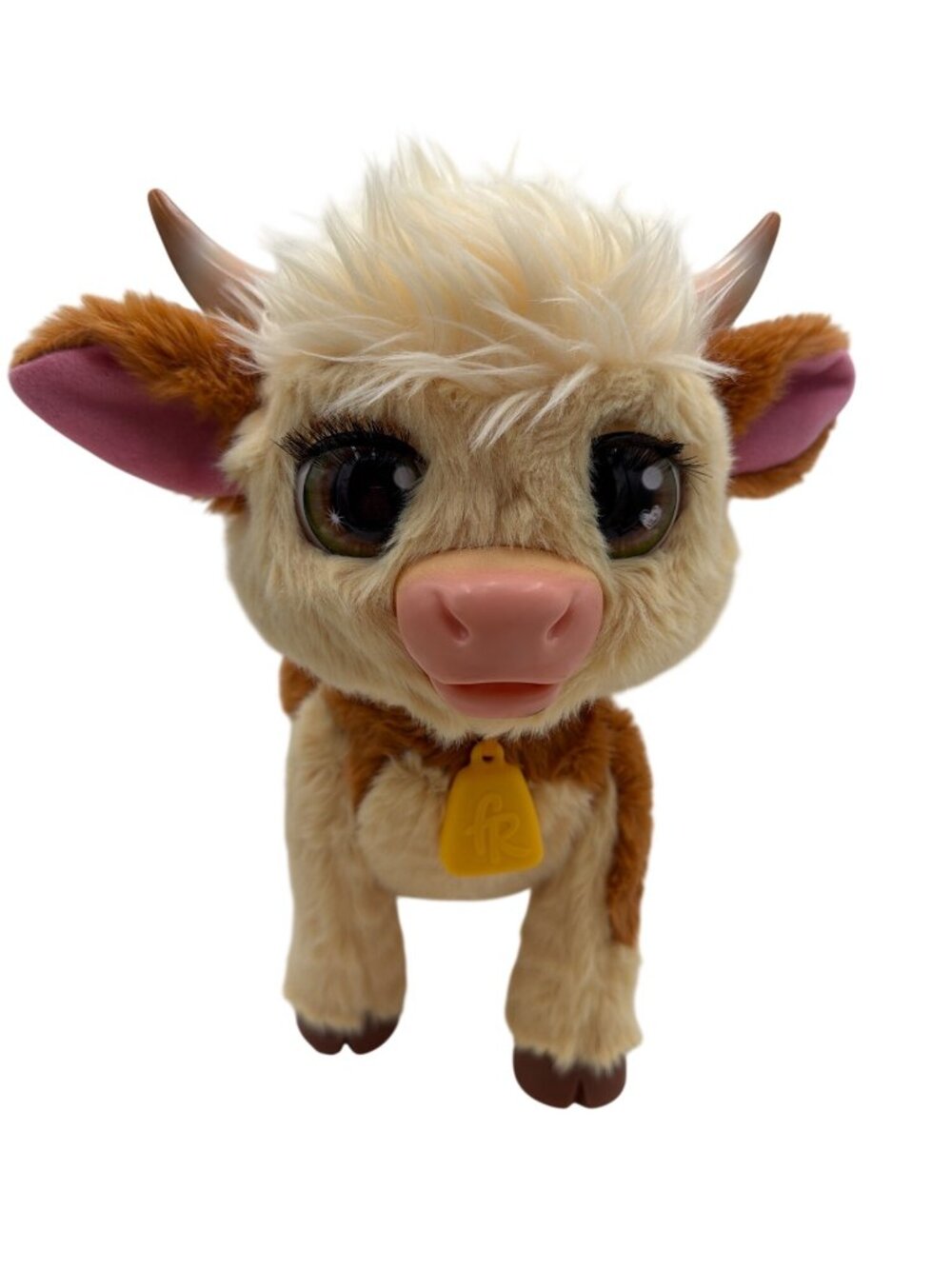 FurReal Friends Interactive Plush Highland Cow Toy Hasbro Movable Eyes & Ears Br